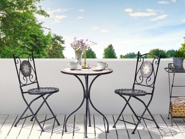 Outdoor Bistro Set (Type: Steel)