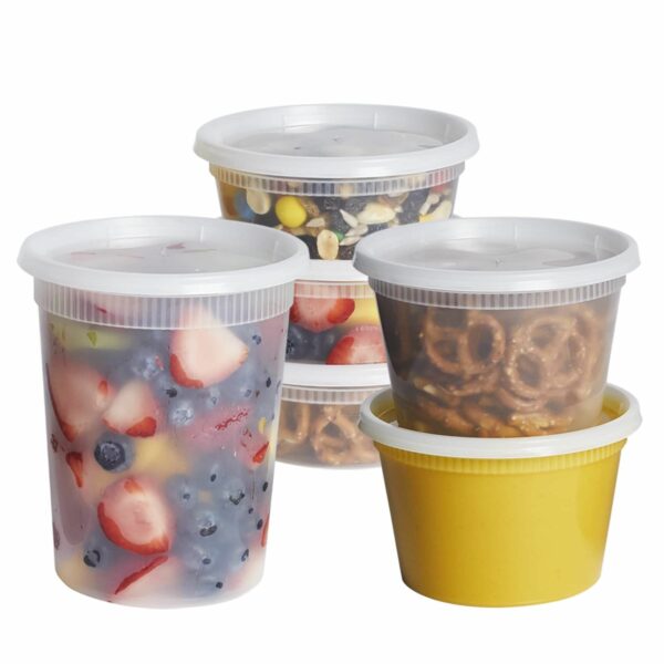 Plastic Deli Containers with Lids